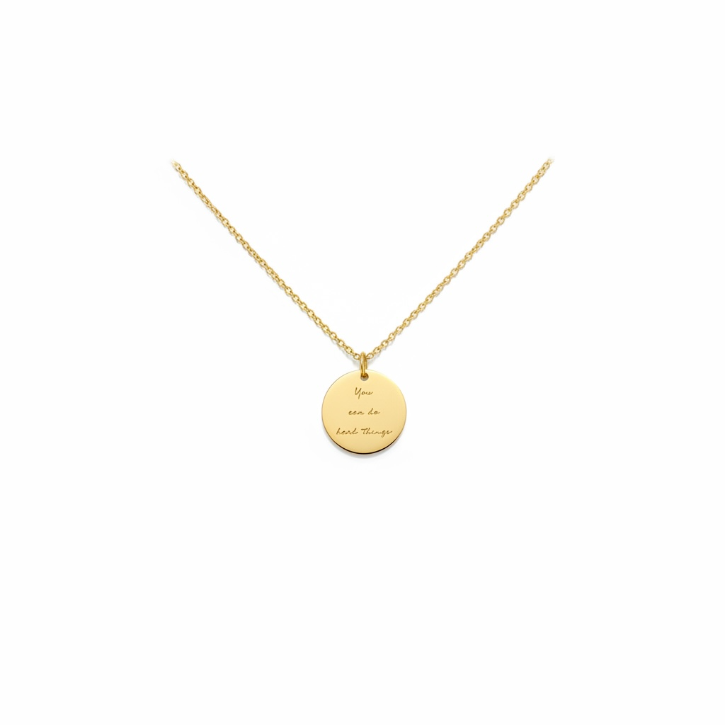 You Can Do Hard Things Necklace