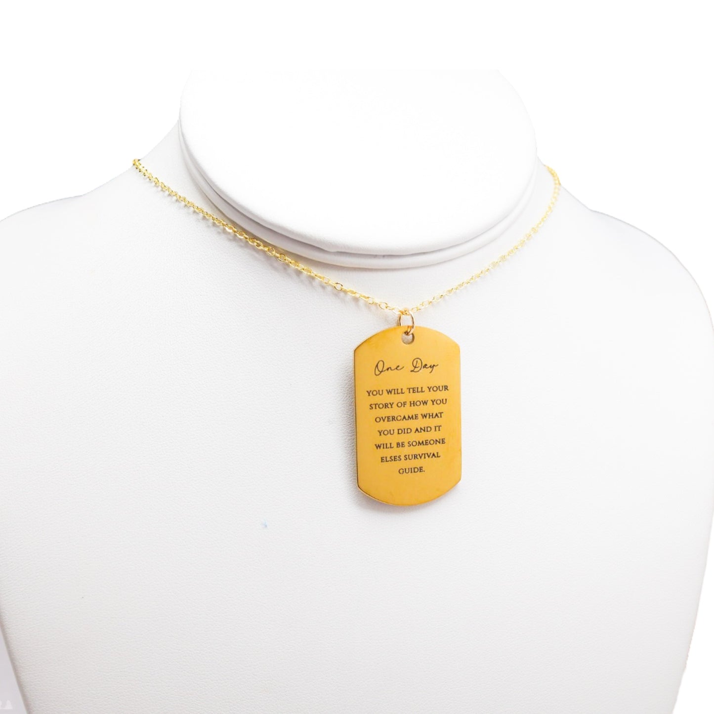 One Day Tag Necklace