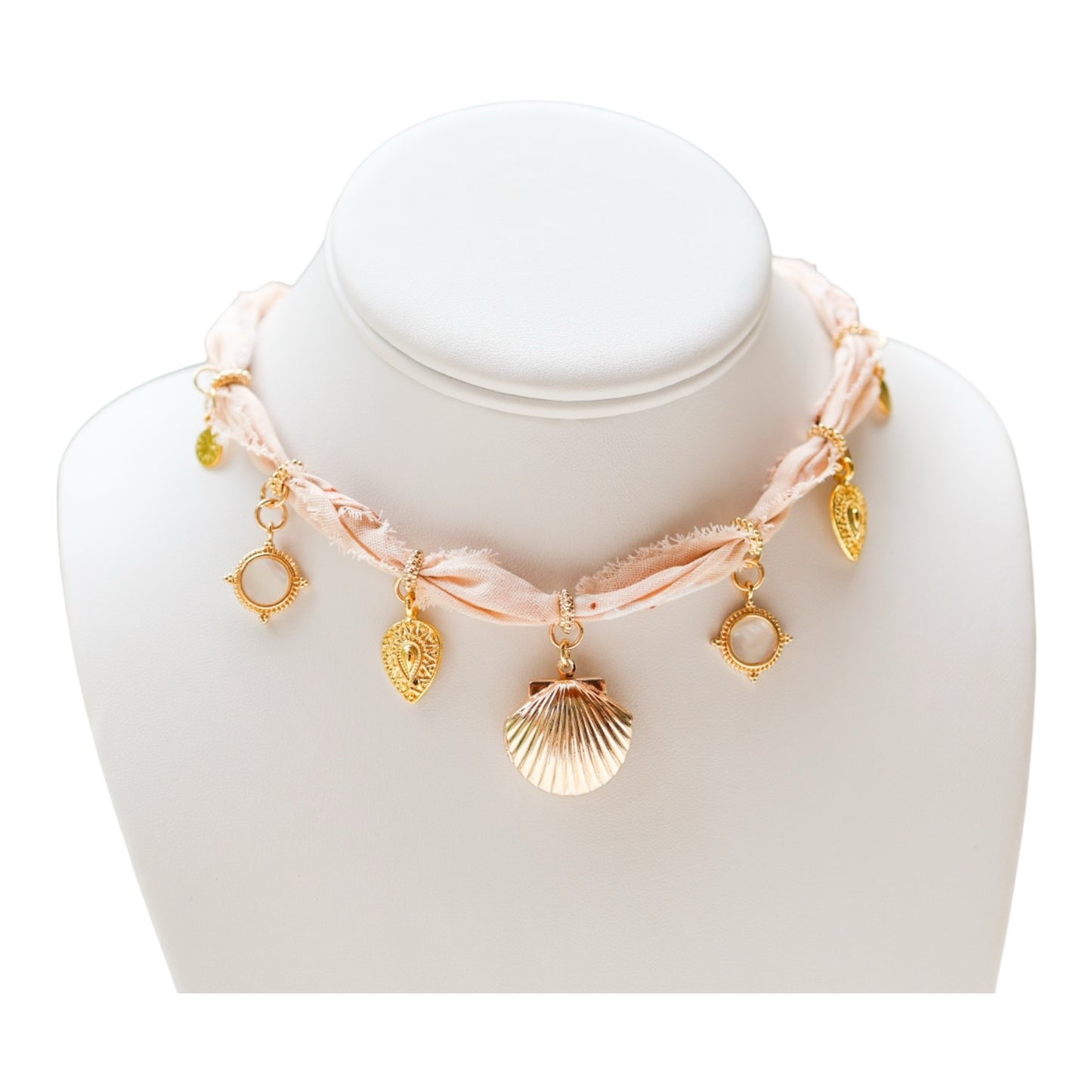 Tan Tides Bandana Necklace