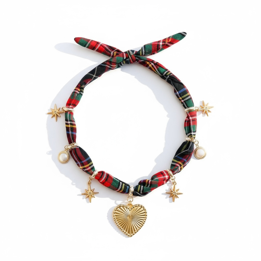 Timeless Tartan Charm Neck Wrap