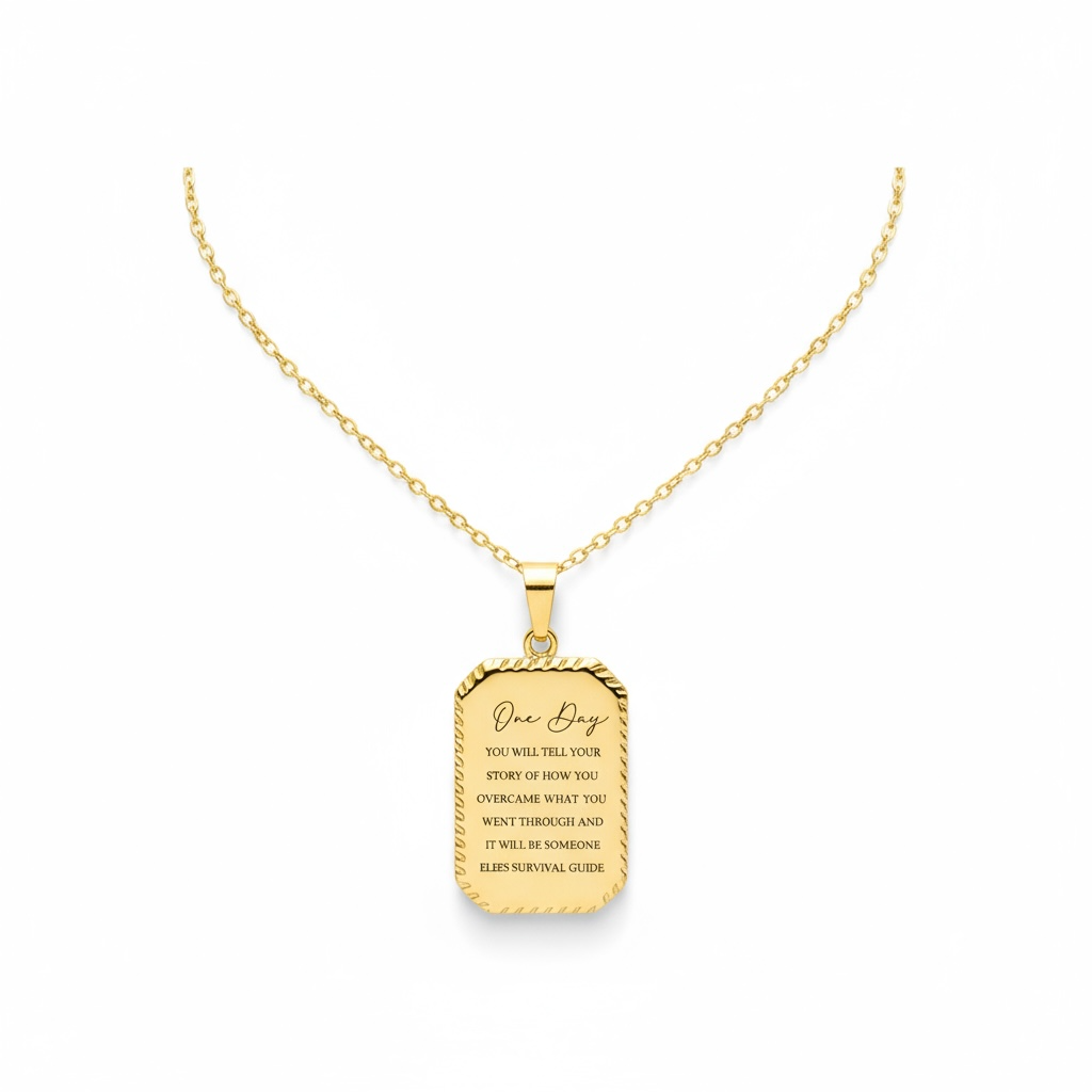 One Day Tag Necklace