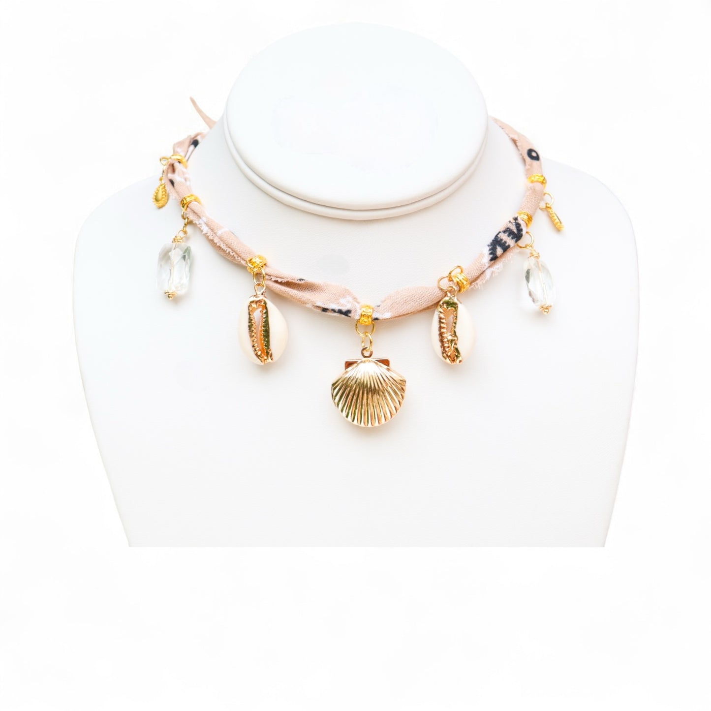 Sandy Kisses Bandana Necklace