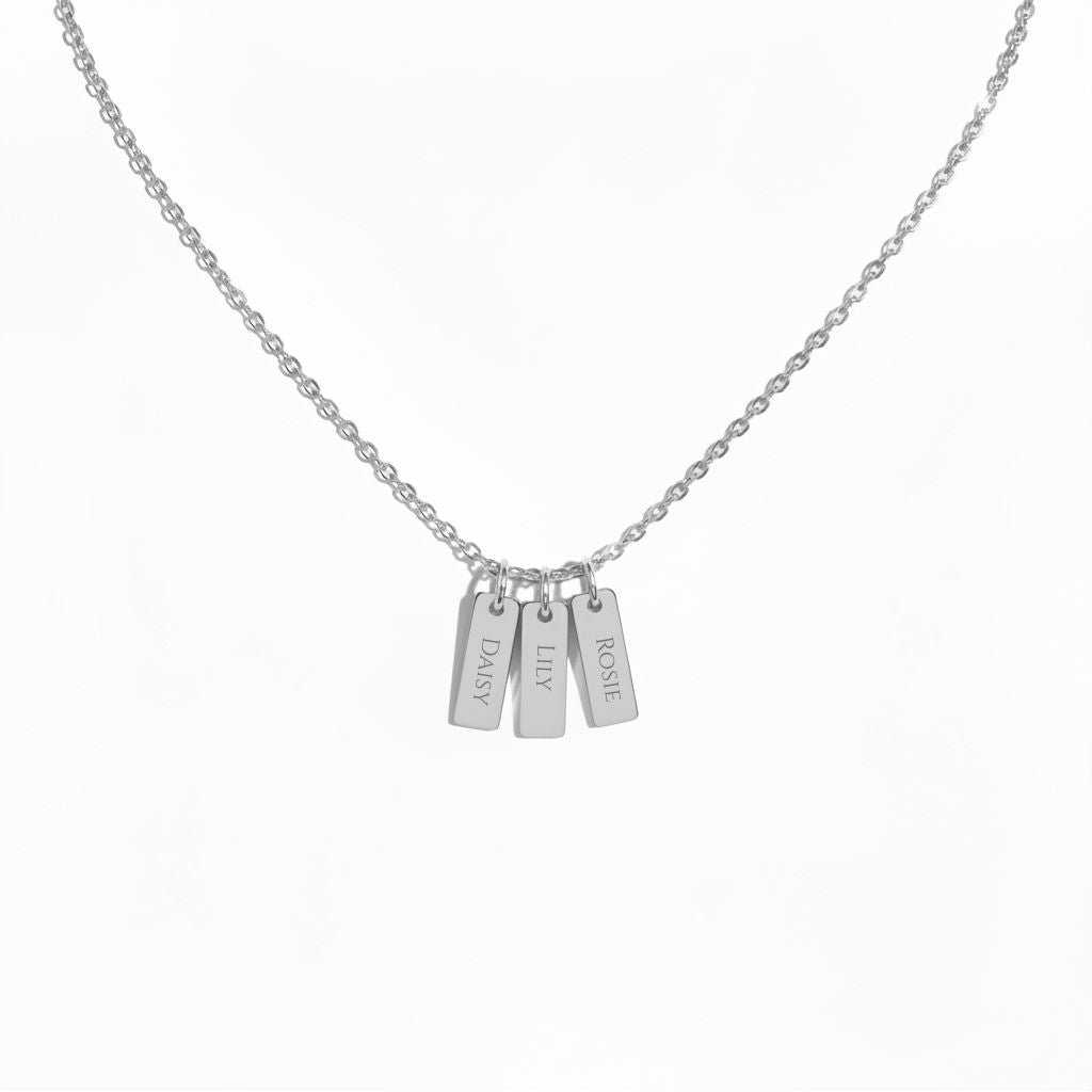 Triple Tag Necklace
