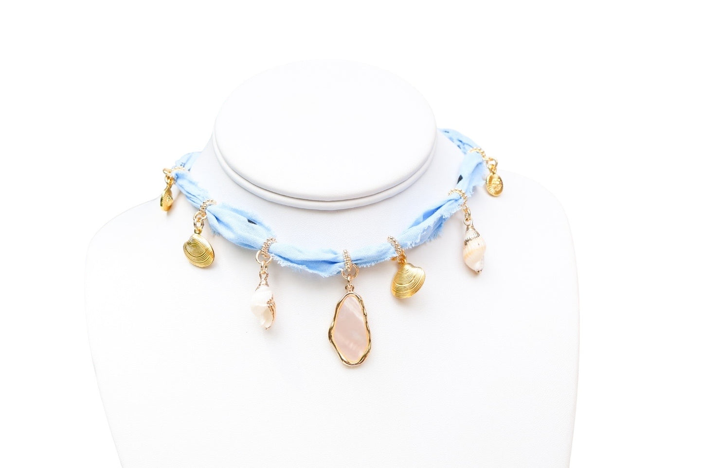 Pearl Of The Ocean Bandana Necklace