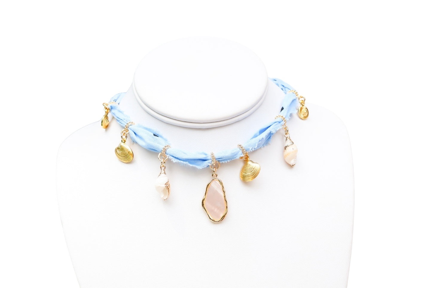 Pearl Of The Ocean Bandana Necklace