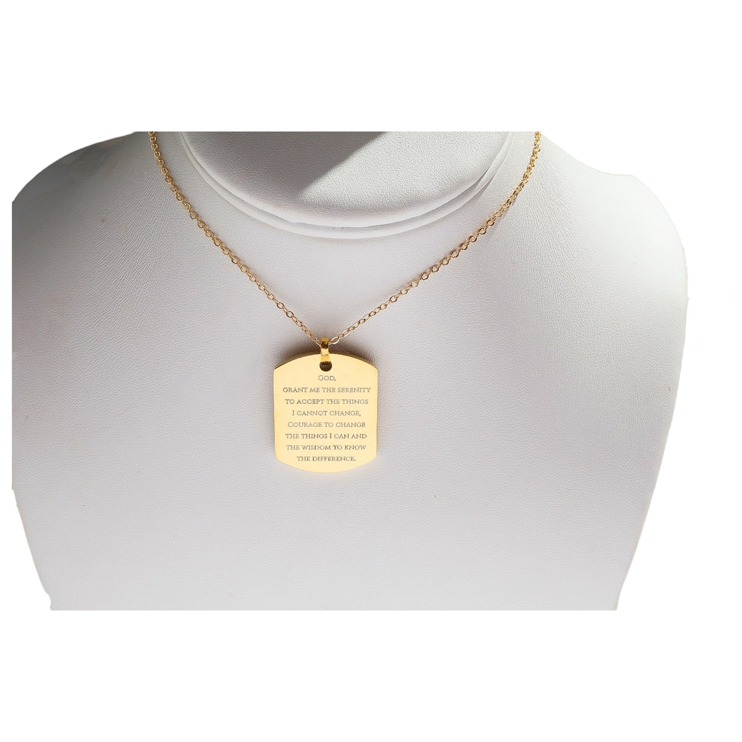 The Serenity Prayer Necklace