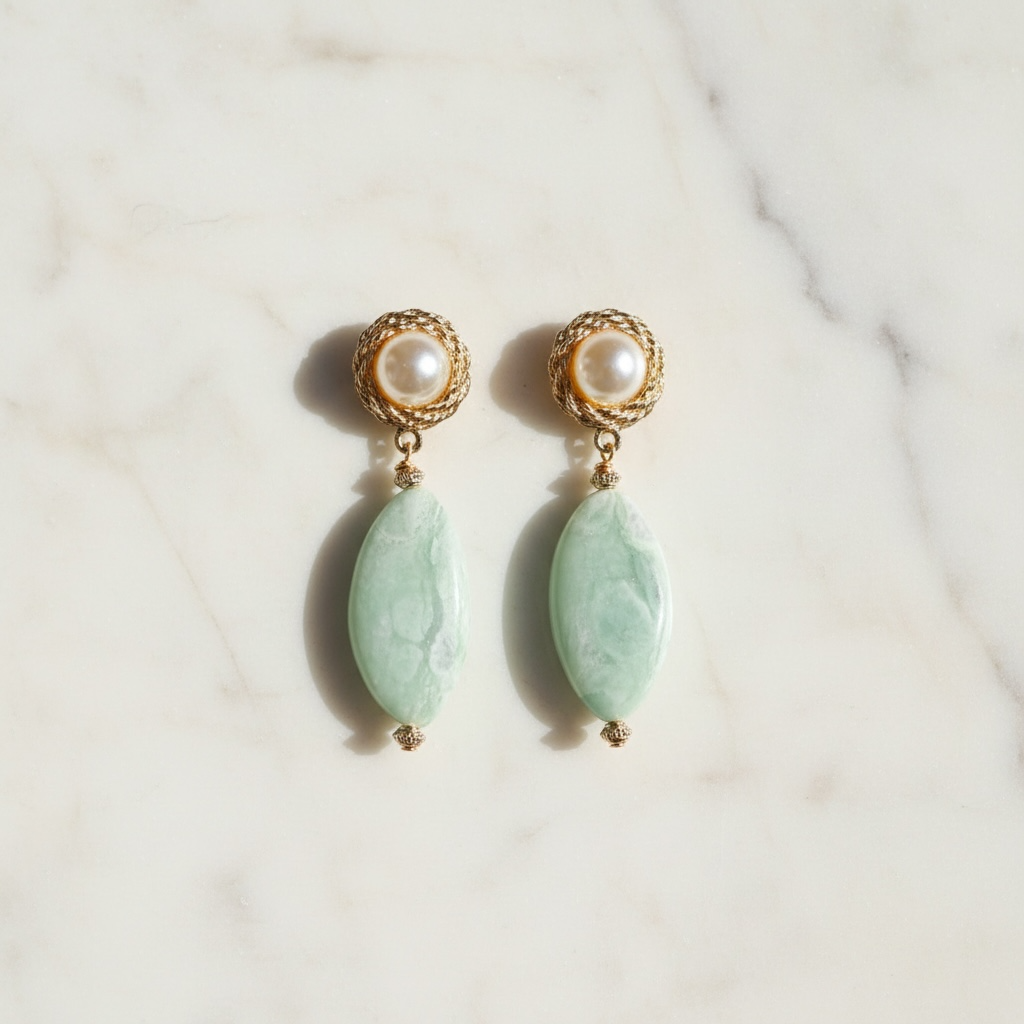 Garden Jade Earrings