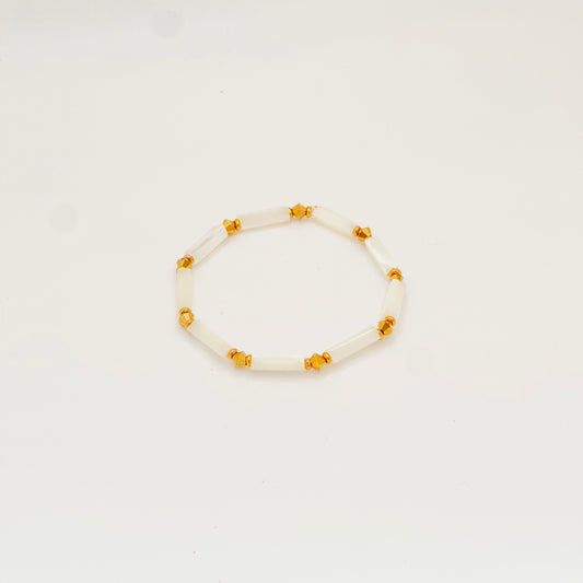 Stretch Pearl Bar Bracelet