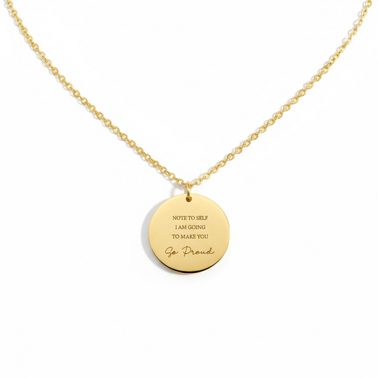 Note To Self Necklace