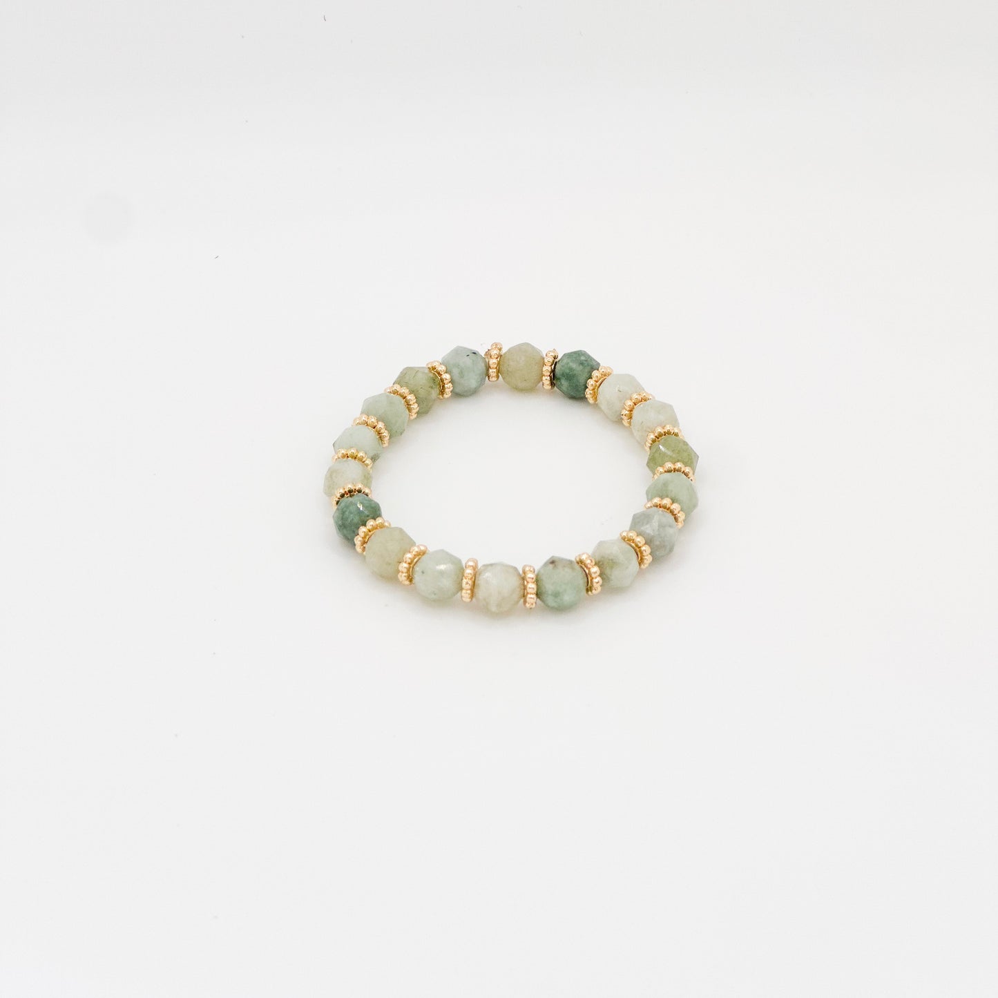 Faceted Jade Bracelet