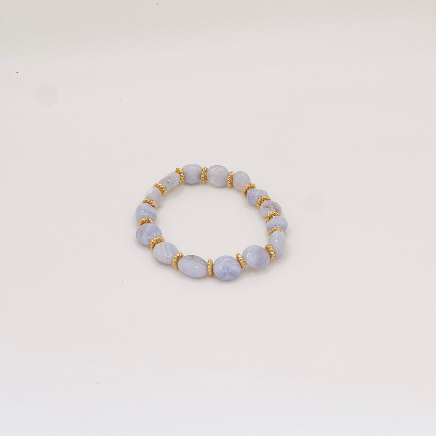 Blue Chalcedony Stretch Bracelet