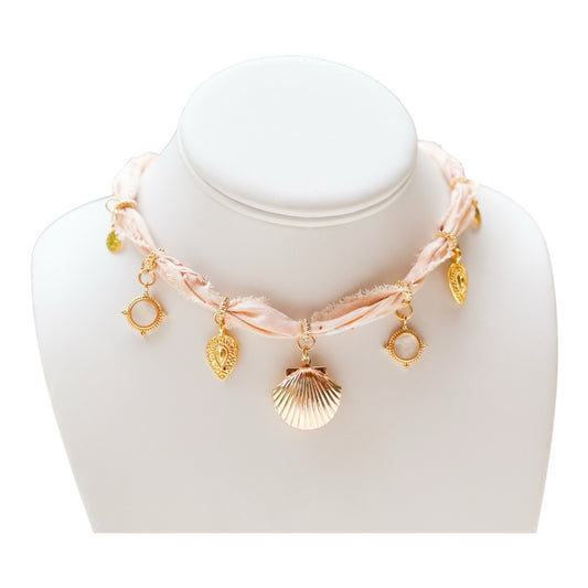 Tan Tides Bandana Necklace