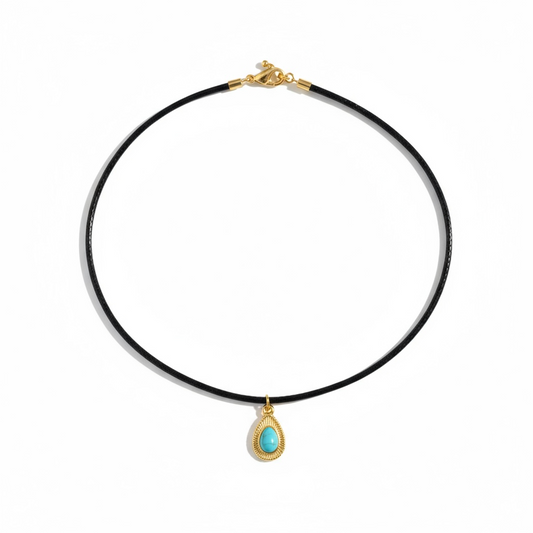 Celestial Dreams Black Cord Necklace