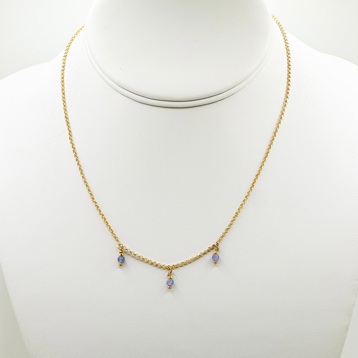 Tanzanite 3-Drop Necklace