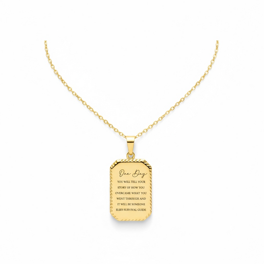 One Day Tag Necklace
