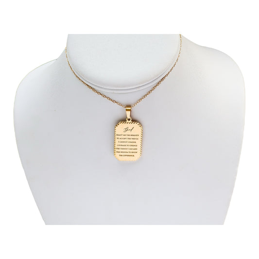 The Serenity Prayer Necklace