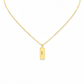 The Single Name Tag Necklace