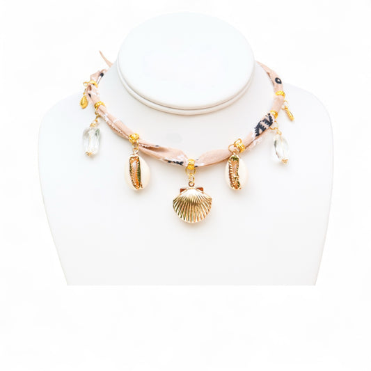 Sandy Kisses Bandana Necklace