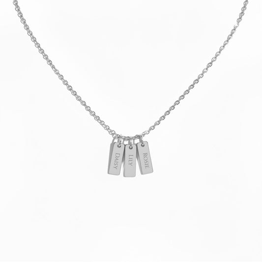Triple Tag Necklace