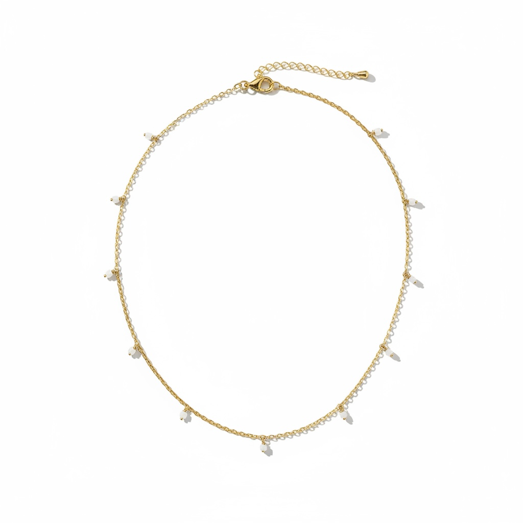 Dainty Moonstone Necklace