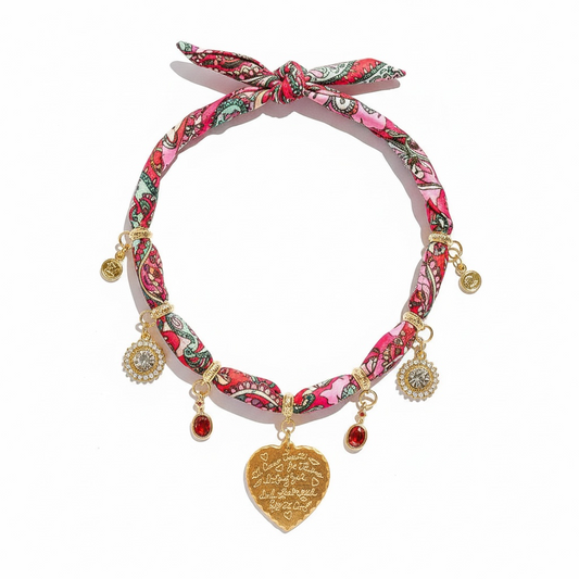 Loved Silk Statement Necklace