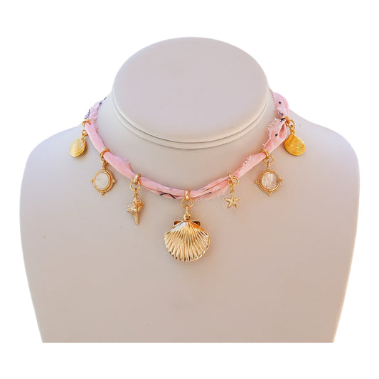 She Sells Sea Shells Down By The Sea Shore Bandana Necklace