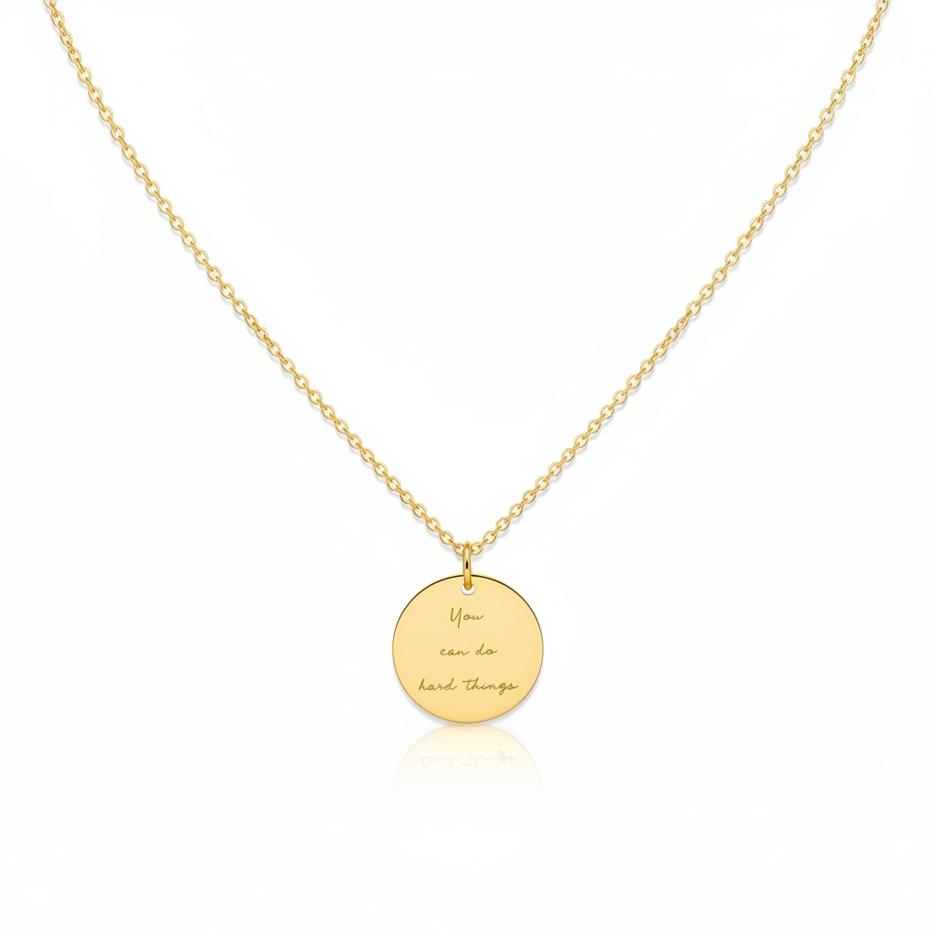 You Can Do Hard Things Necklace
