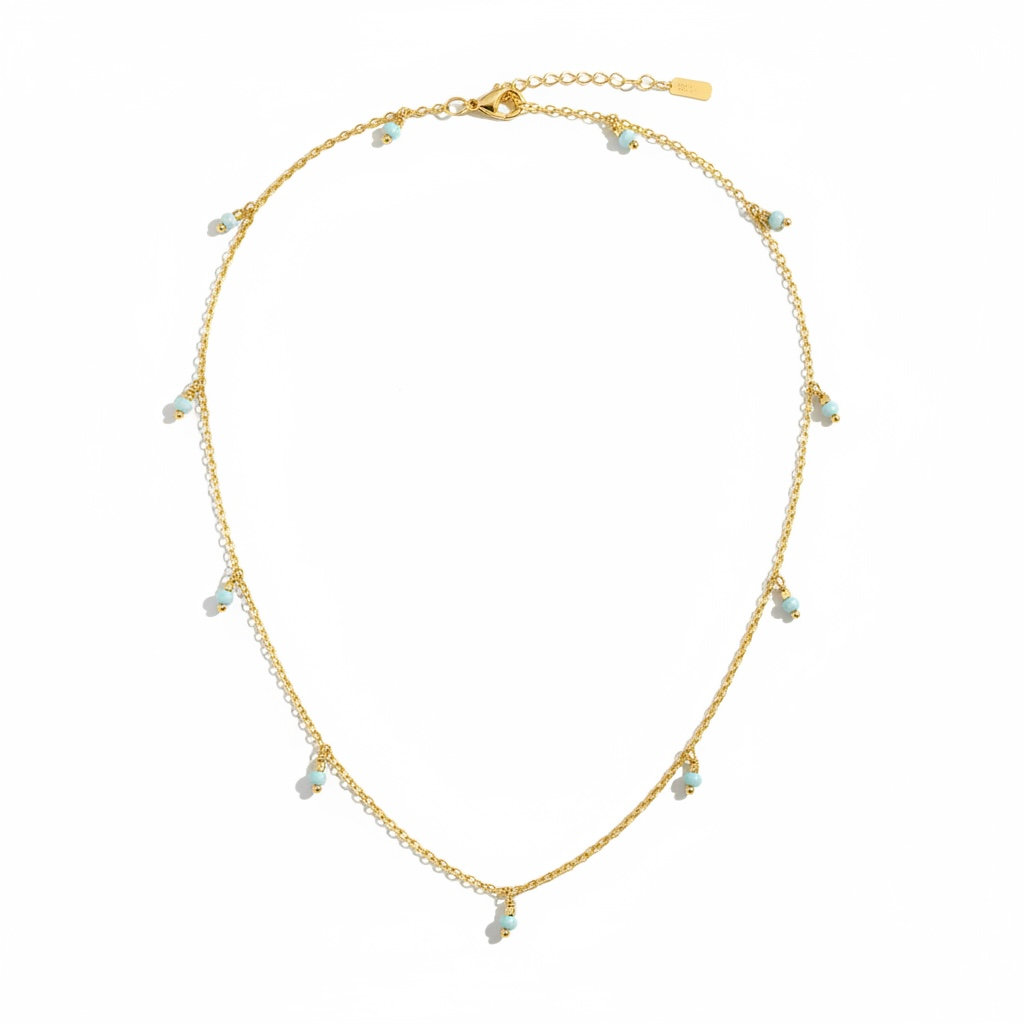 Larimar Drop Necklace