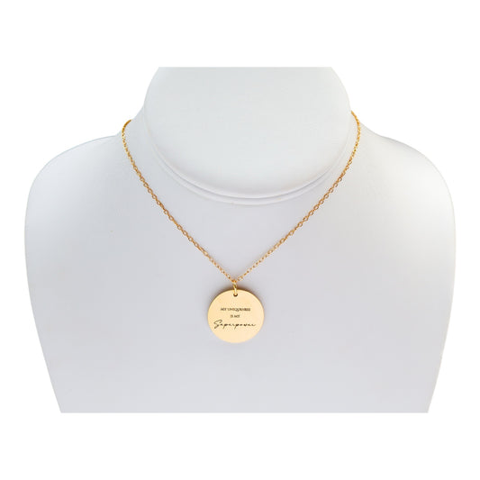 My Uniqueness Is My Super Power Necklace