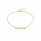 One Small Thought Gold Bar Necklace
