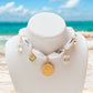 Amour’ White Bandana Necklace