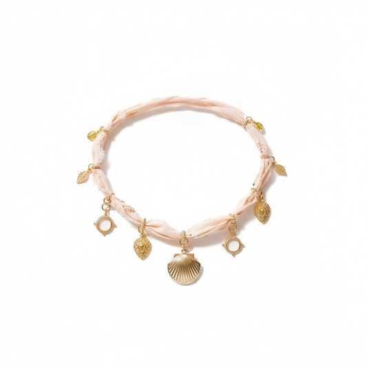 She Sells Sea Shells Down By The Sea Shore Bandana Necklace