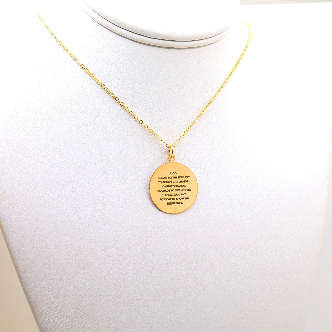 Serenity Prayer, Necklace