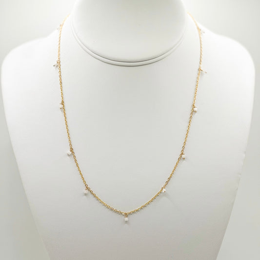 Dainty Moonstone Necklace