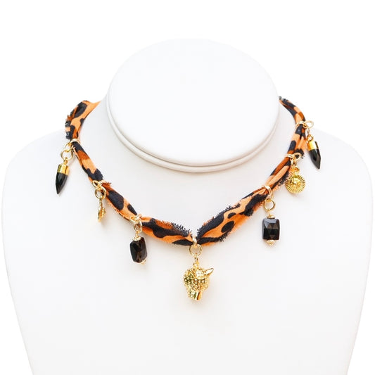 Wild Side Bandana Necklace