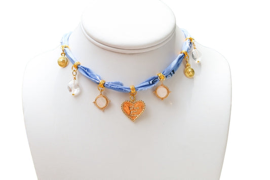 Love You More Bandana Necklace