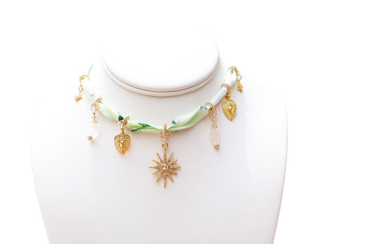 Lucky Charm Bandana Necklace