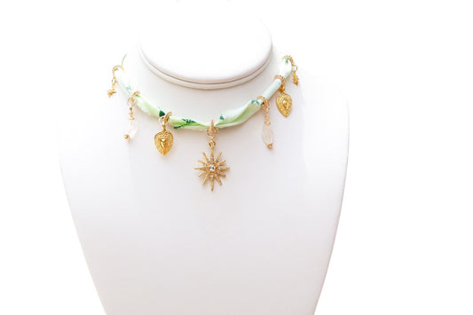 Lucky Charm Bandana Necklace