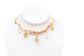 Creamy Elegance Bandana Charm Necklace