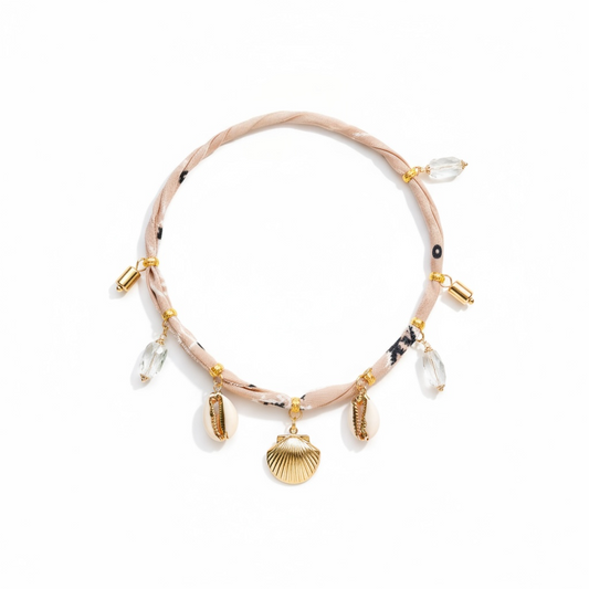 Sandy Kisses Bandana Necklace