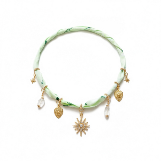 Lucky Charm Bandana Necklace