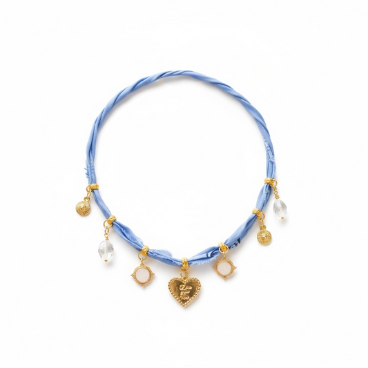 Love You More Bandana Necklace