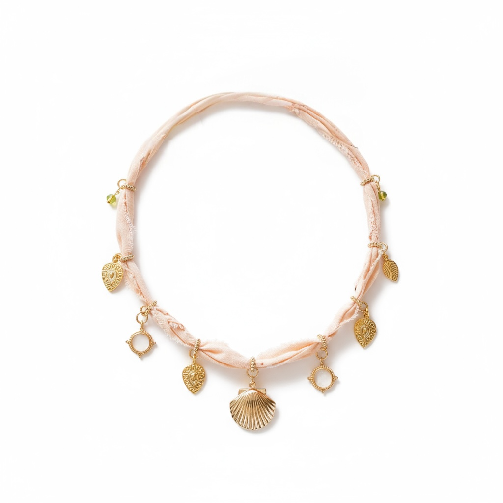 Tan Tides Bandana Necklace