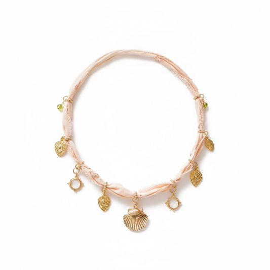 Tan Tides Bandana Necklace