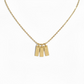 Triple Tag Necklace